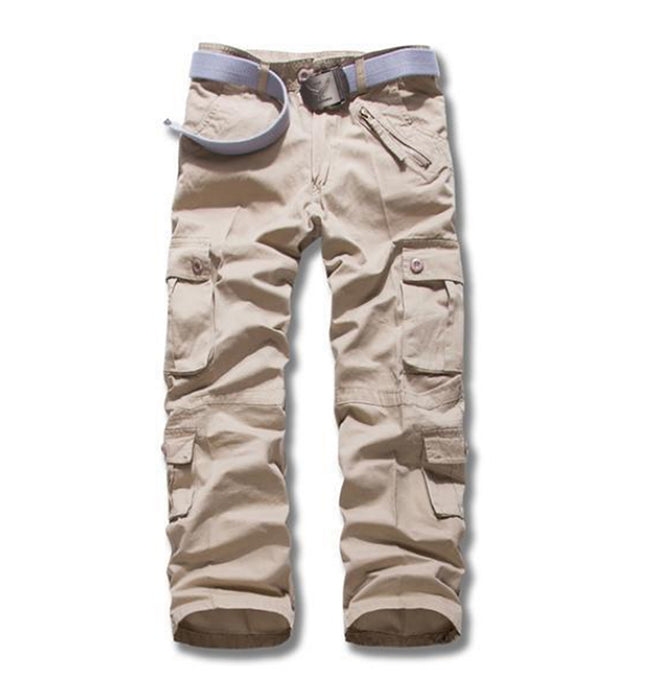 Cotton Long Men Pants Tactical Multi-pocket Outdoor Pants