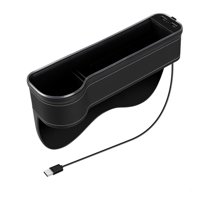 With Charging Car Seat Slot Storage Box