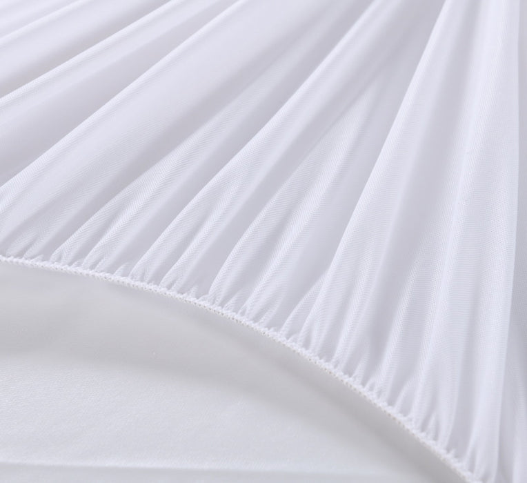 Bedspread Hotel Mattress Protective Cover White Composite Knitted Fabric Bed Sheet