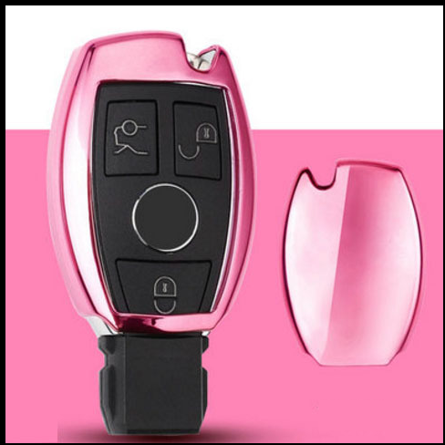 Soft Rubber Car Key Cover Is Suitable For Mercedes-Benz