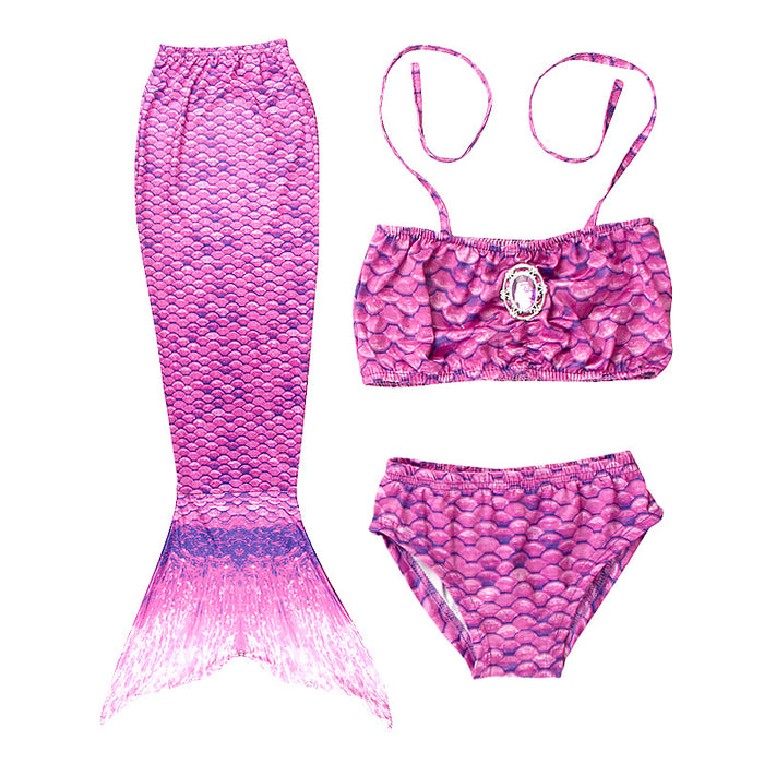 Children's Mermaid Swimsuit Wholesale Tail Kids Bikini Set