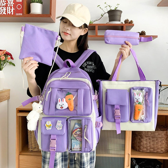 Junior High School Campus Harajuku College Style Female Backpack