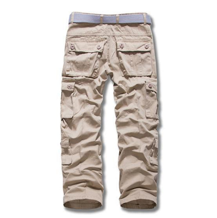 Cotton Long Men Pants Tactical Multi-pocket Outdoor Pants