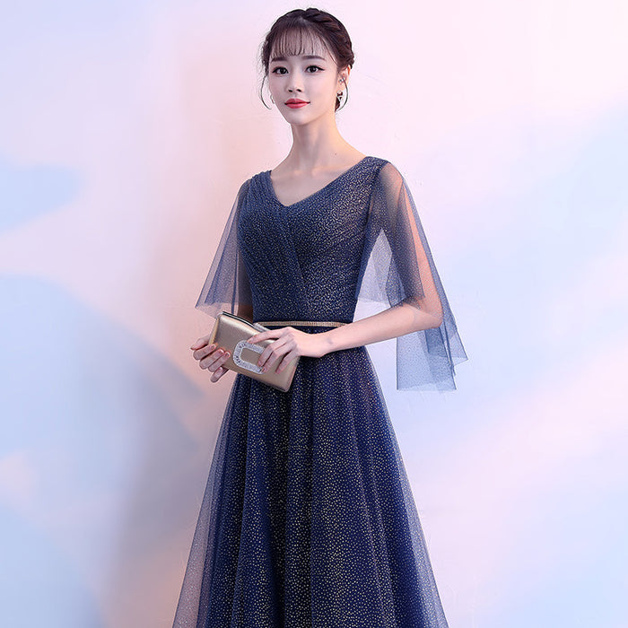 Banquet Evening Dress Women's Long Princess Slim Fit Party